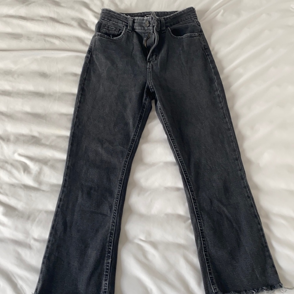 Urban outfitters BDG Black crop kick jeans